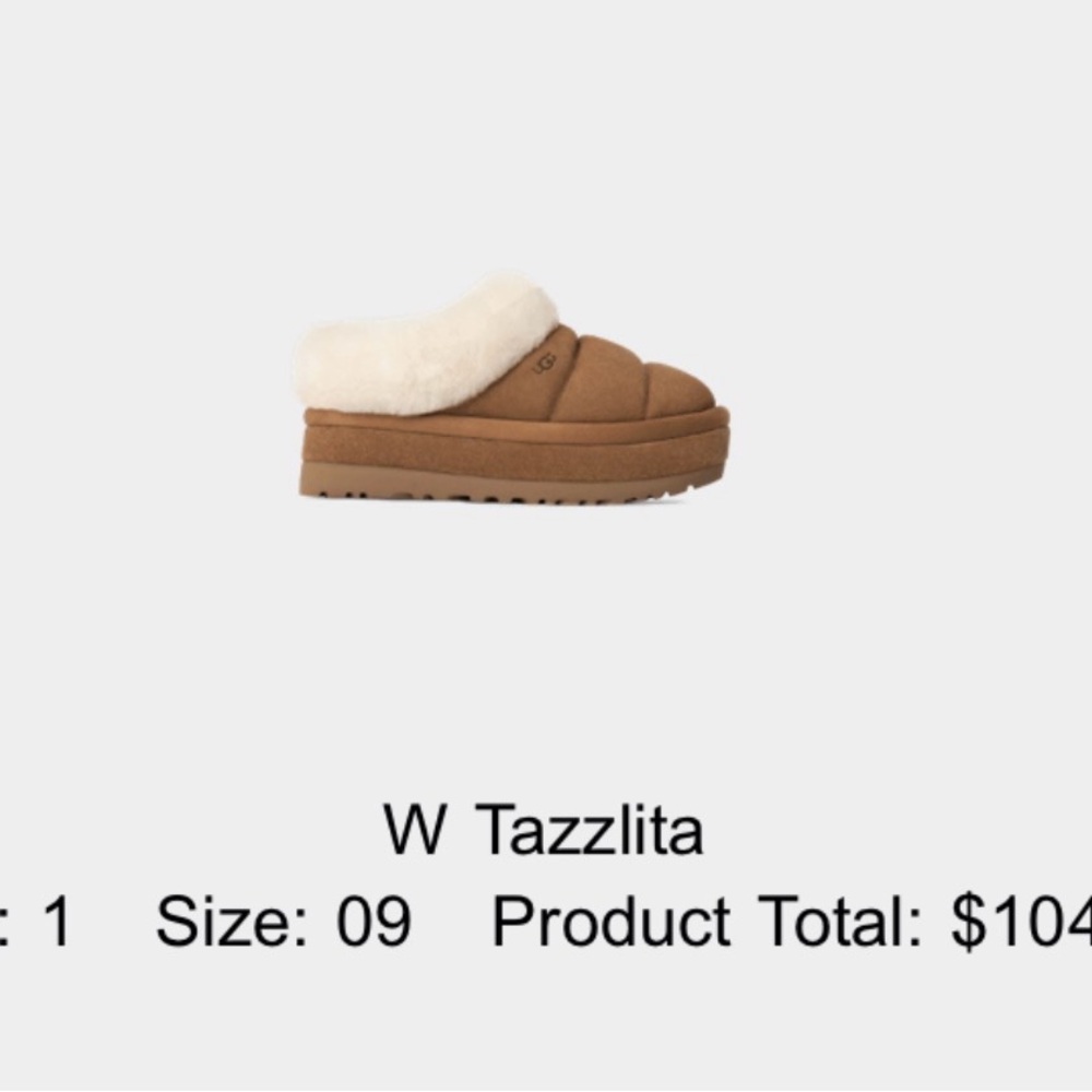 UGG Women’s Chestnut Suede Shearling-Lined Slipper Clog - Picture 7 of 7